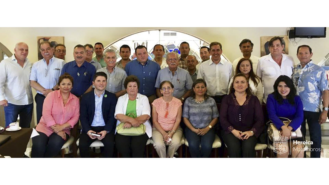 Realizan reunión "Matamoros Pinta Bien" con comerciantes