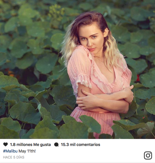 Miley Cyrus estrenará sencillo el día de mañana