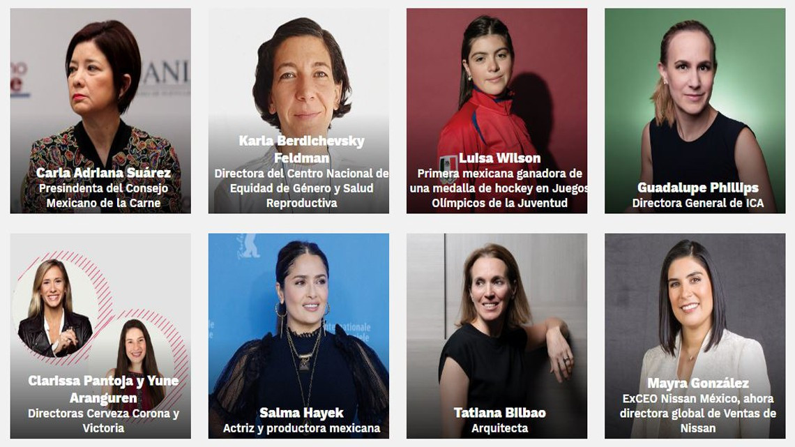 Ellas son las 100 mujeres mexicanas más poderosas del 2020, según la revista Forbes