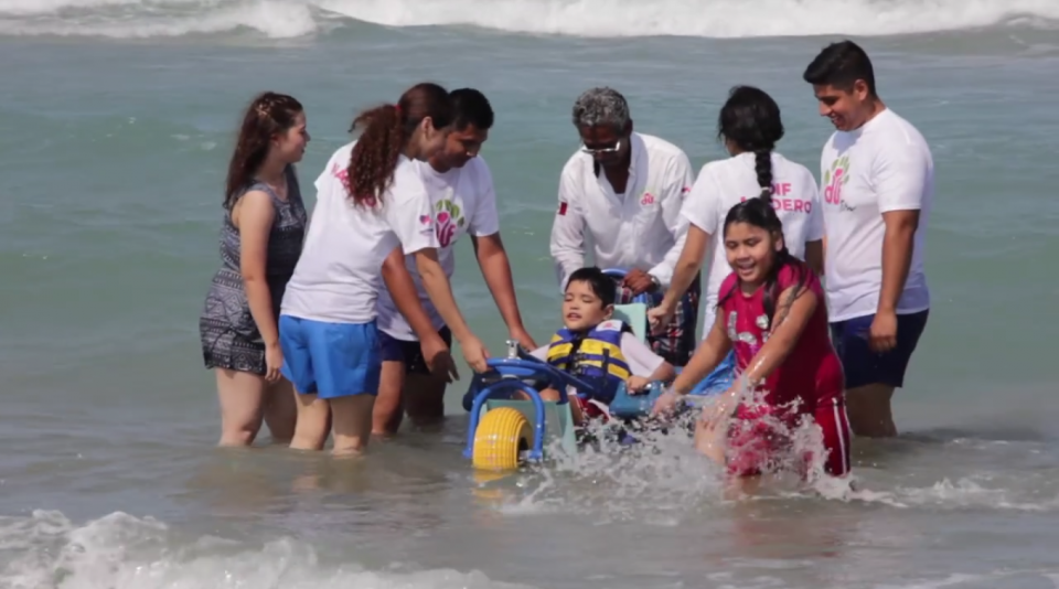 Playa Miramar ofrece el servicio de “Playa Incluyente”