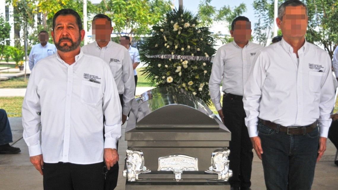 Realizan ceremonia de cuerpo presente de Policía Estatal