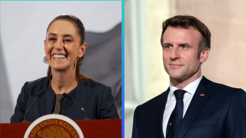 Sheinbaum y Macron encabezarán tres reuniones clave en Palacio Nacional