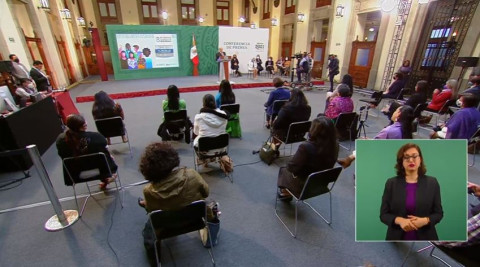 Protestas feministas, Muro, esto y más en conferencia matutina de AMLO 