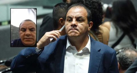 “¡No sabe ni qué está votando!”: Exhiben a Cuauhtémoc Blanco jugando pádel durante sesión legislativa