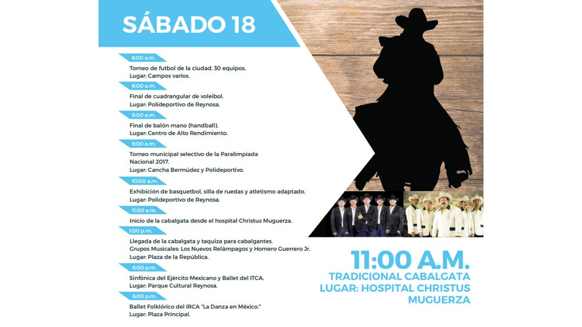 Invitan a Charreada por festejo de Reynosa