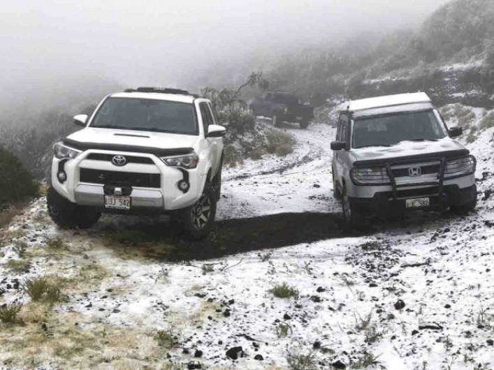 Tormenta invernal azota Hawaii