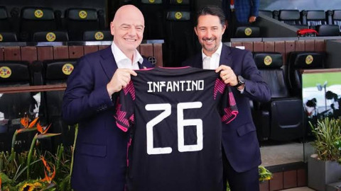 Infantino destaca importancia de México en el fútbol 
