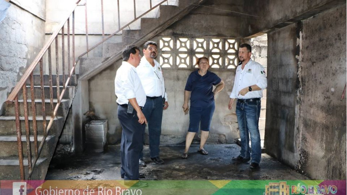 Gobierno apoya a vecinos tras incendios