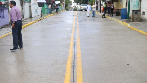 Entrega gobierno de Tampico importante paquete de pavimentación de calles 