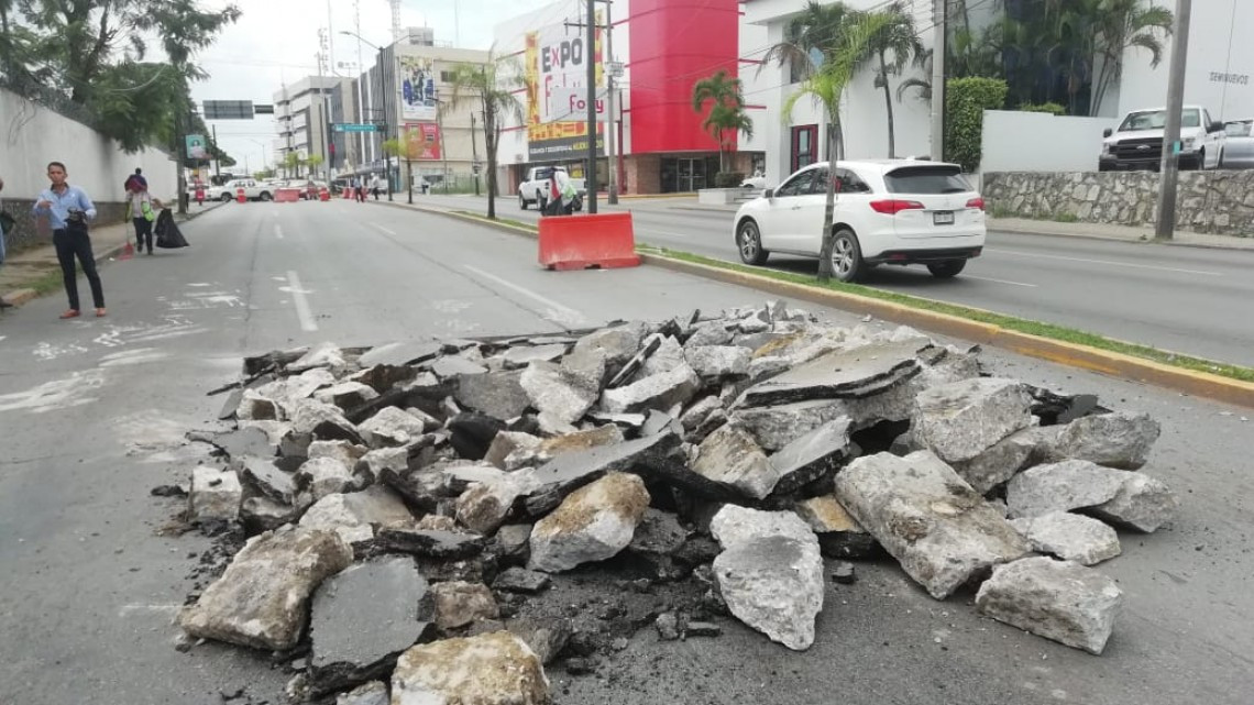 Un mes cerrado el tramo de avenida Hidalgo entre Francia y Agua Dulce