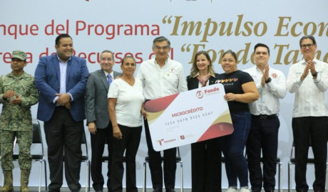 “El desarrollo debe llegar a todas partes”: Américo Villarreal entrega apoyos a emprendedores por más de 33 MDP