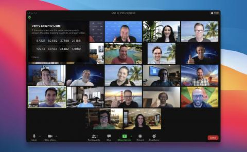 Zoom implementó en sus videollamadas el cifrado de extremo a extremo