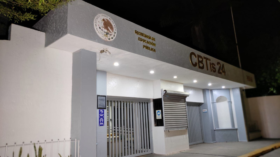 Por Covid-19 suspenden clases presenciales en Cbtis 24