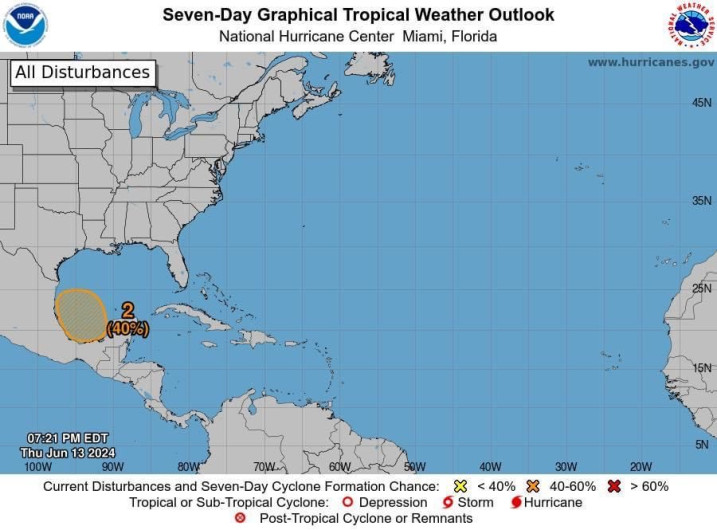 Protección Civil pendiente de pronóstico en el Golfo de México