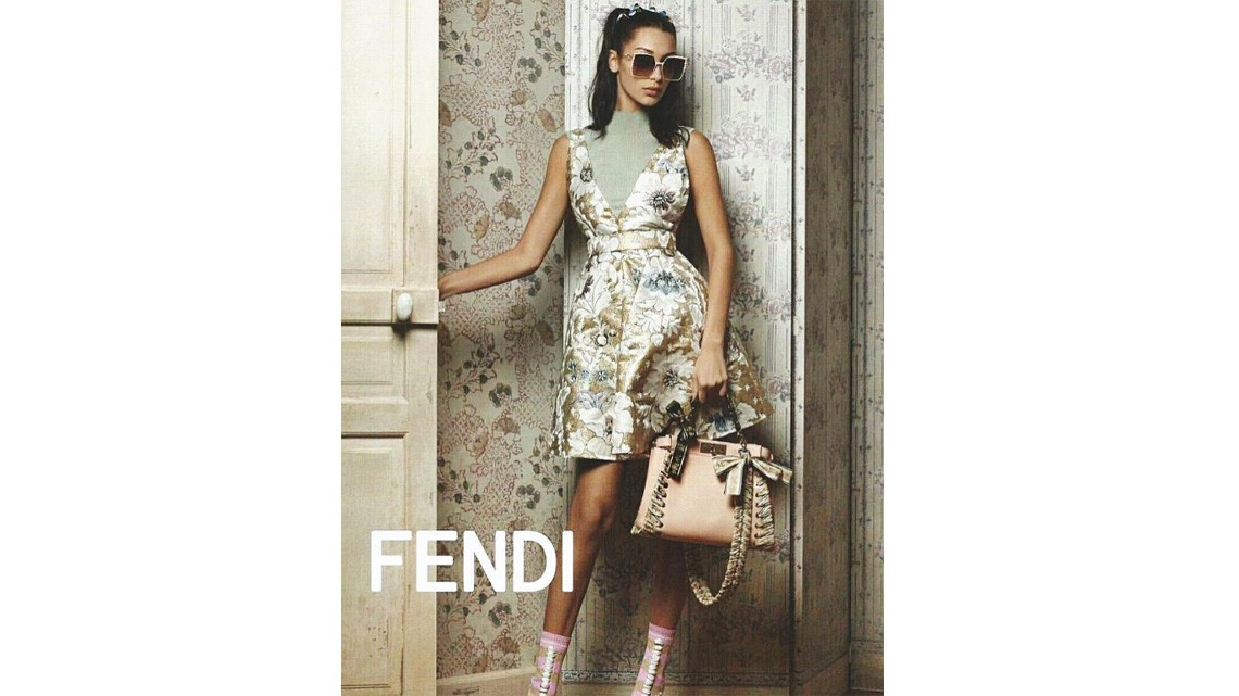 La nueva imagen de la campaña de Fendi, Bella Hadid