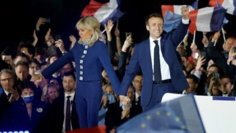 Reeligen a Emmanuel Macron como presidente de Francia