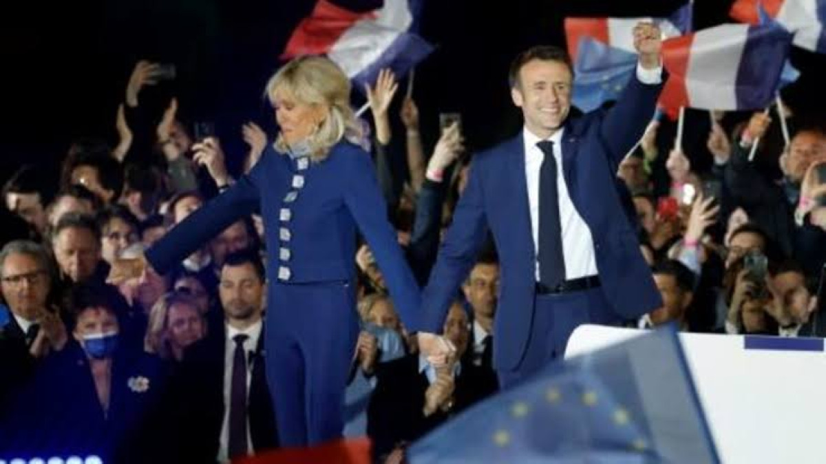 Reeligen a Emmanuel Macron como presidente de Francia