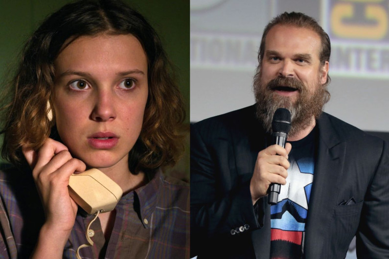 Millie Bobby Brown denuncia a David Harbour por acoso durante el rodaje de Stranger Things