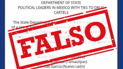 Embajadas de México y EU desmienten documento falso que liga a políticos mexicanos con el CO