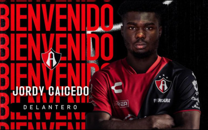 Atlas anuncia el fichaje de Jordy Caicedo