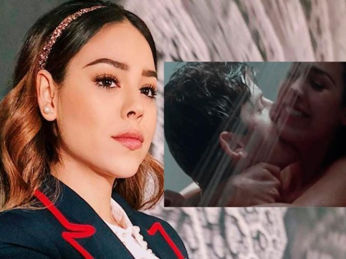 Danna Paola hace candente escena de sexo en 'Élite'