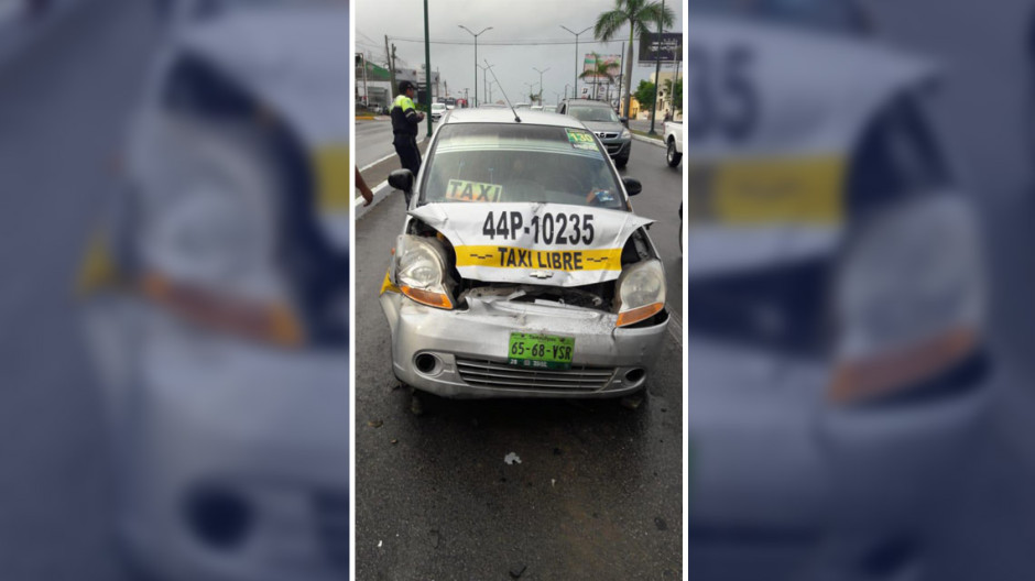 Lluvia deja racha de choques en Tampico