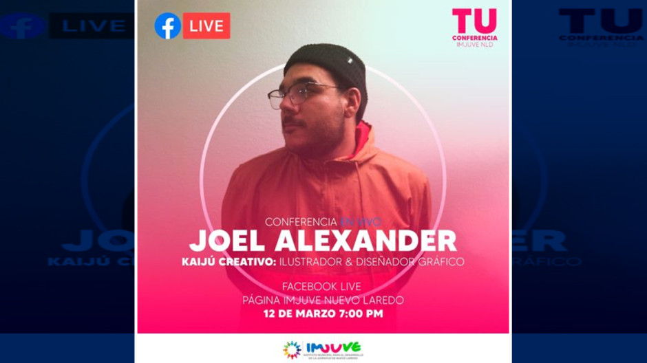 Invita IMJUVE a conferencia gratuita sobre diseño gráfico en Nuevo Laredo