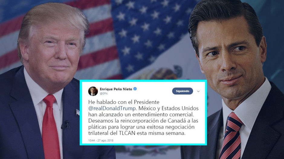 México y Estados Unidos alcanzan entendimiento comercial. Canadá en espera