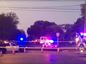 Hiere Santa Claus a cuatro en fiesta de Halloween