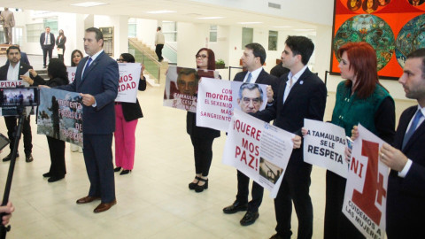 Panistas protestan tras perder la JUCOPO 