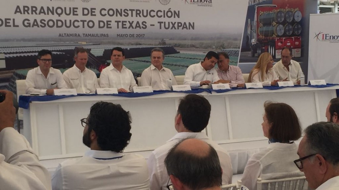 Arranca construcción de gasoducto Tuxpan-Texas en Altamira