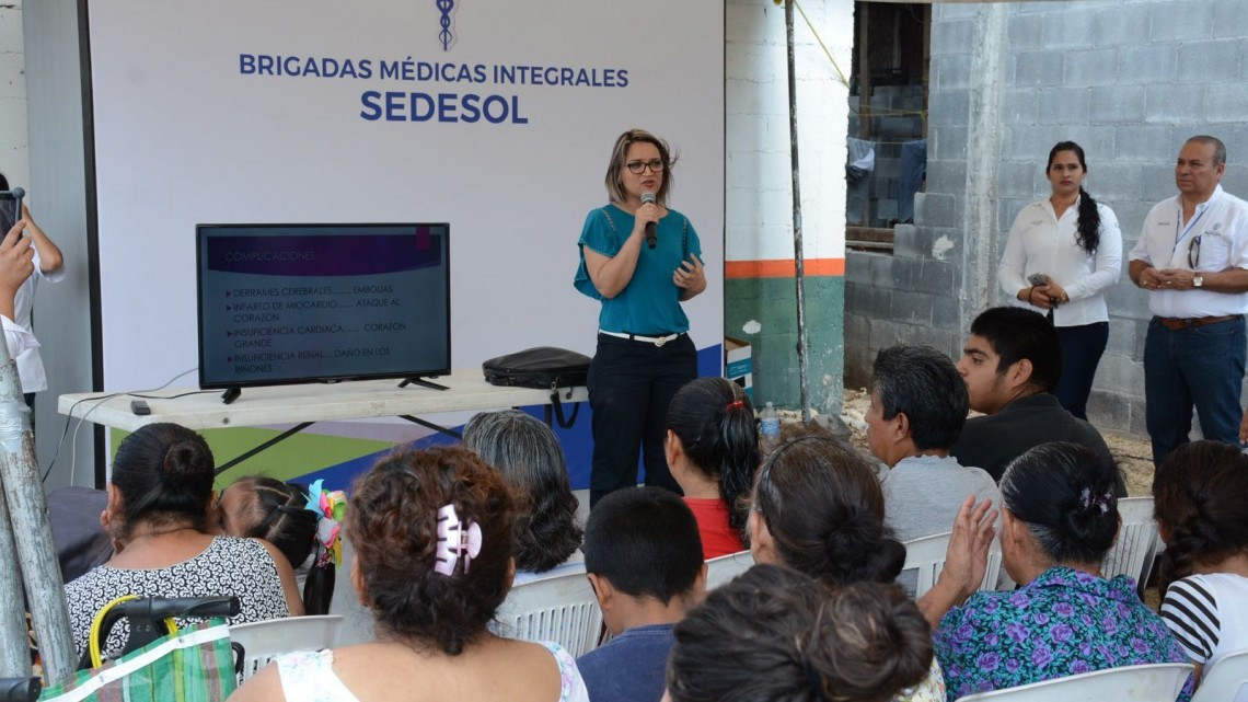 Llega Brigada Médica a colonos de la Guadalupe Victoria