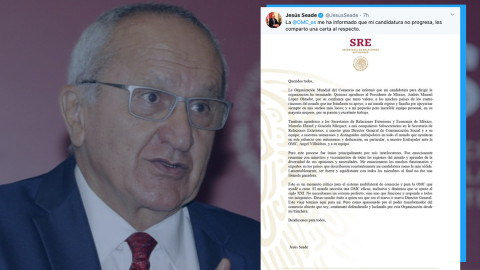 Jesús Seade queda fuera para dirigir la Organización Mundial del Comercio