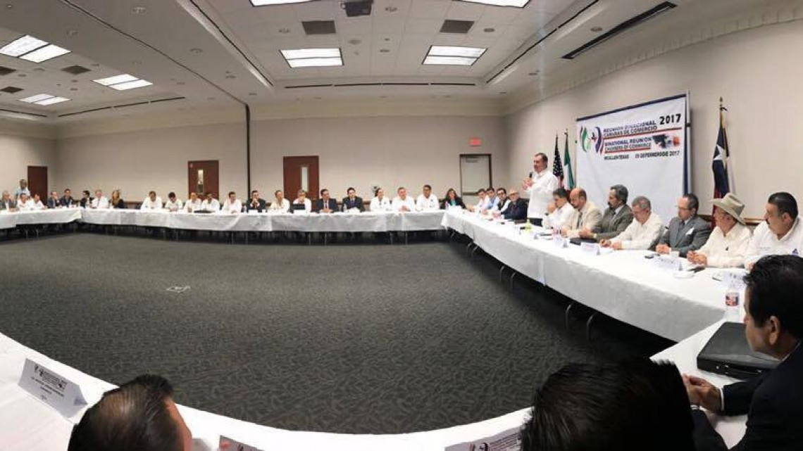 Participa Jesús de la Garza en reunión binacional de Comercio