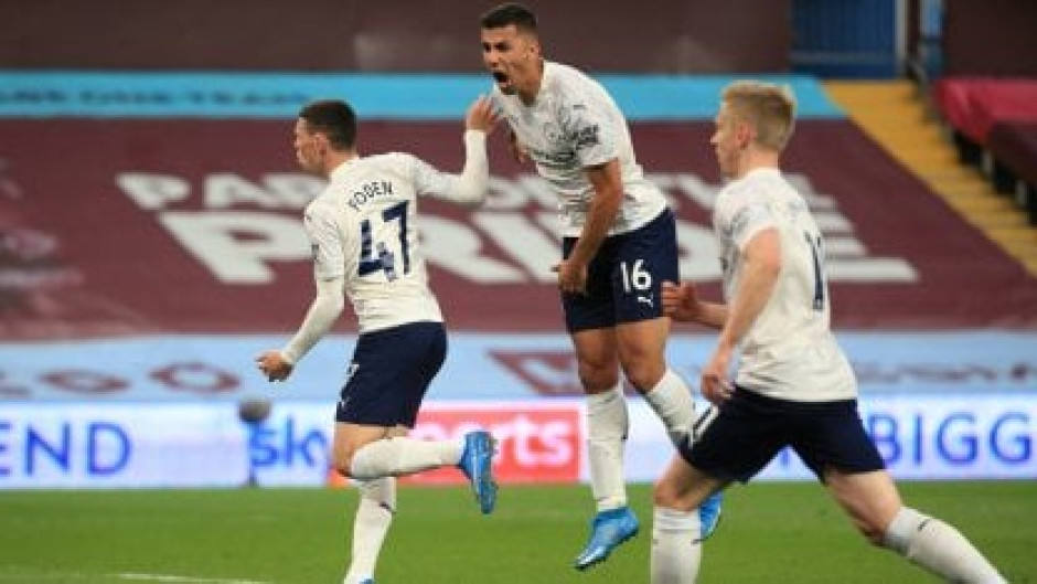 Gana el City ante el Aston Villa y se perfila en solitario al título