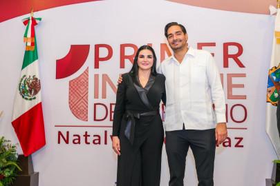 Felicitó Carlos Peña Ortiz a Nataly García Díaz por su Primer Informe de Gobierno