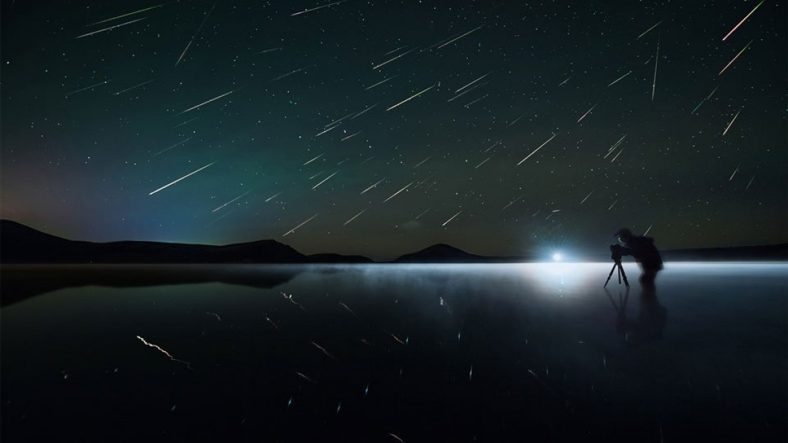 Así se ha vivió la lluvia de las Gemínidas