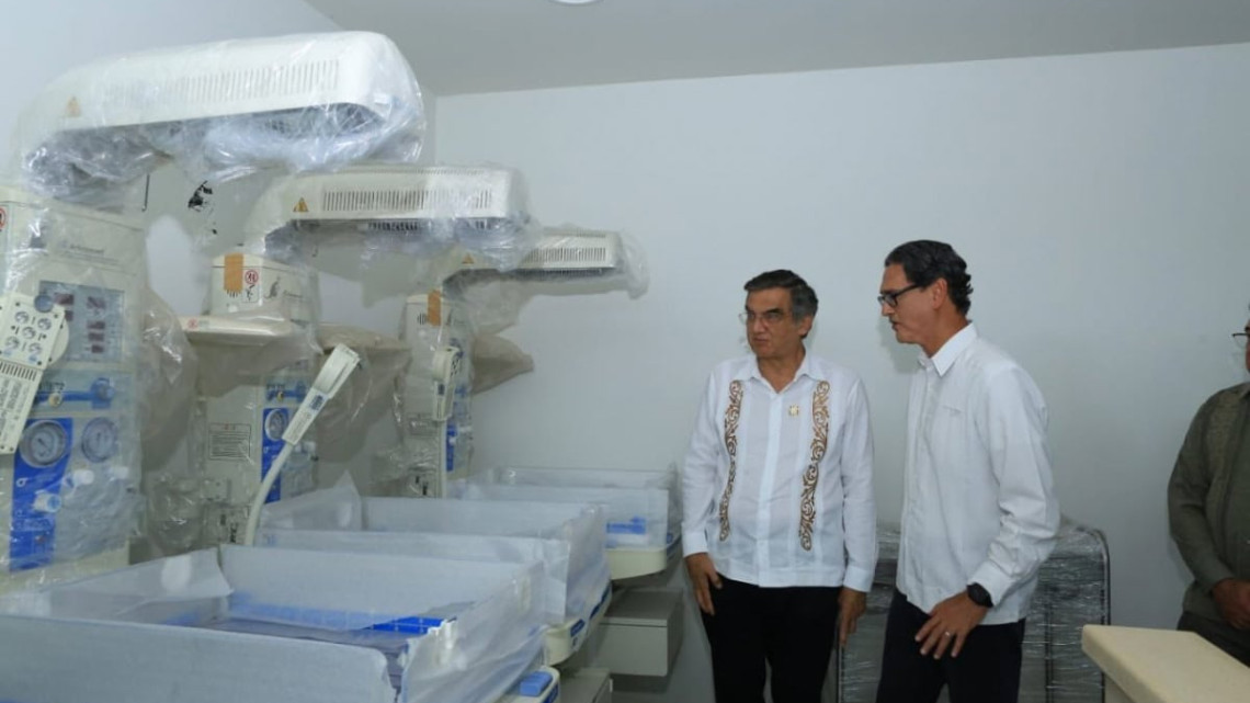 Supervisa Américo Villarreal avances del nuevo Hospital General de Ciudad Madero