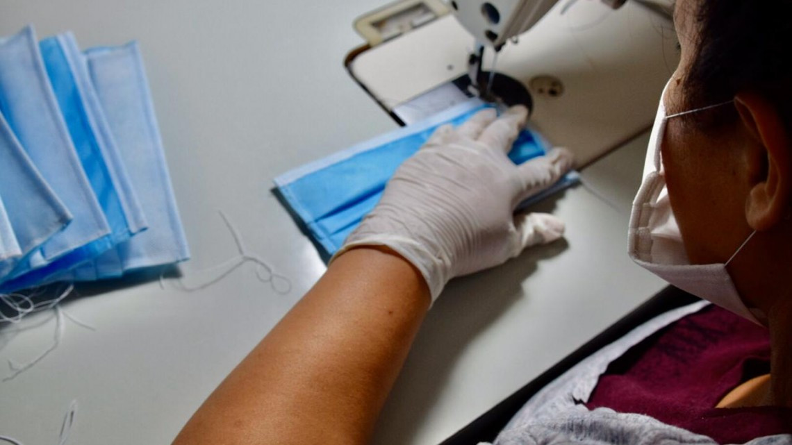 Inicia CEDES Victoria con elaboración de cubrebocas