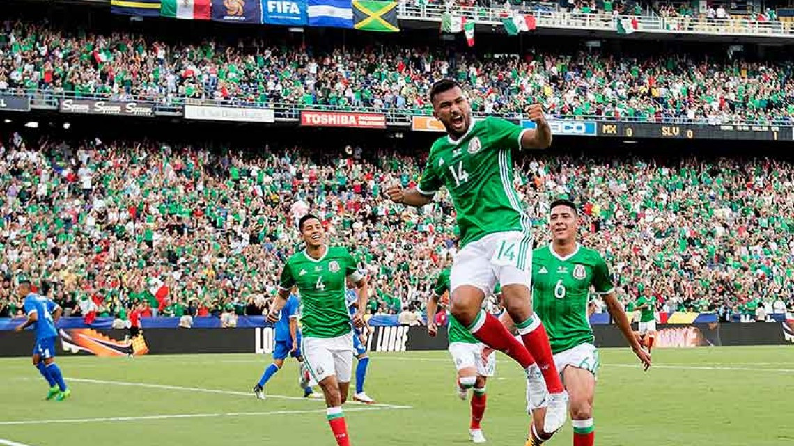 Triunfa México ante El Salvador en primer partido de la Copa Oro 2017