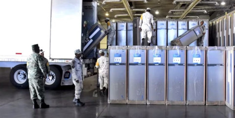 Agradece AMLO a China envío de enseres para damnificados en Guerrero tras paso de 'Otis'