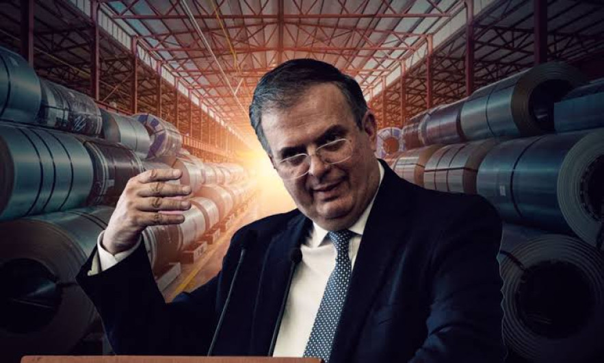 México buscará exclusión de aranceles al acero y aluminio en EU: Ebrard 