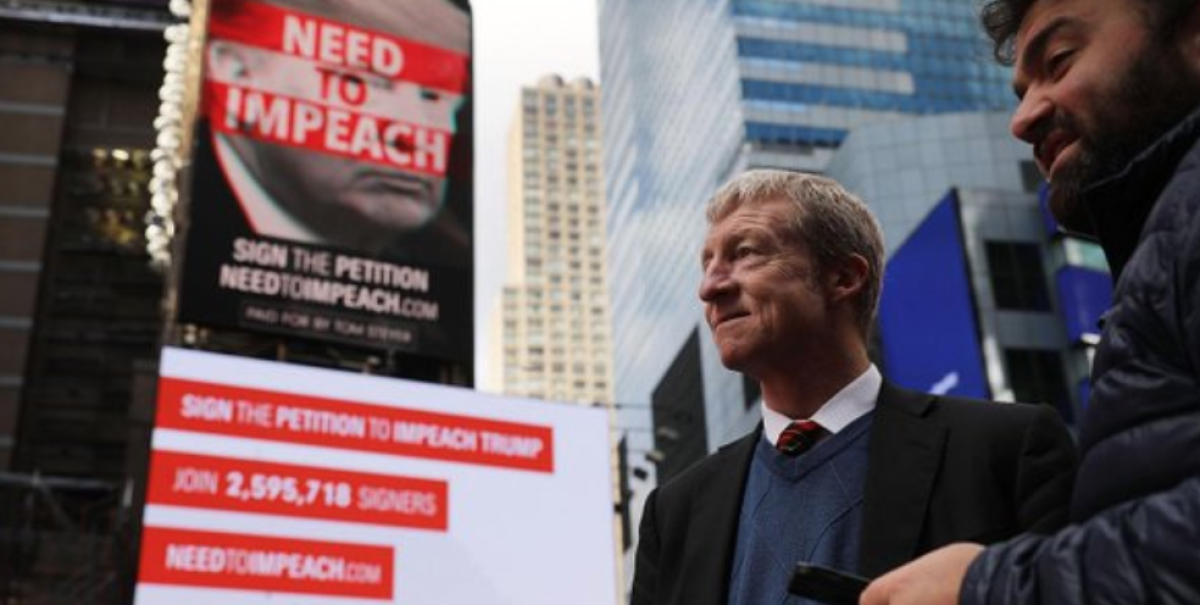 Sigue la campaña para destitución de Trump