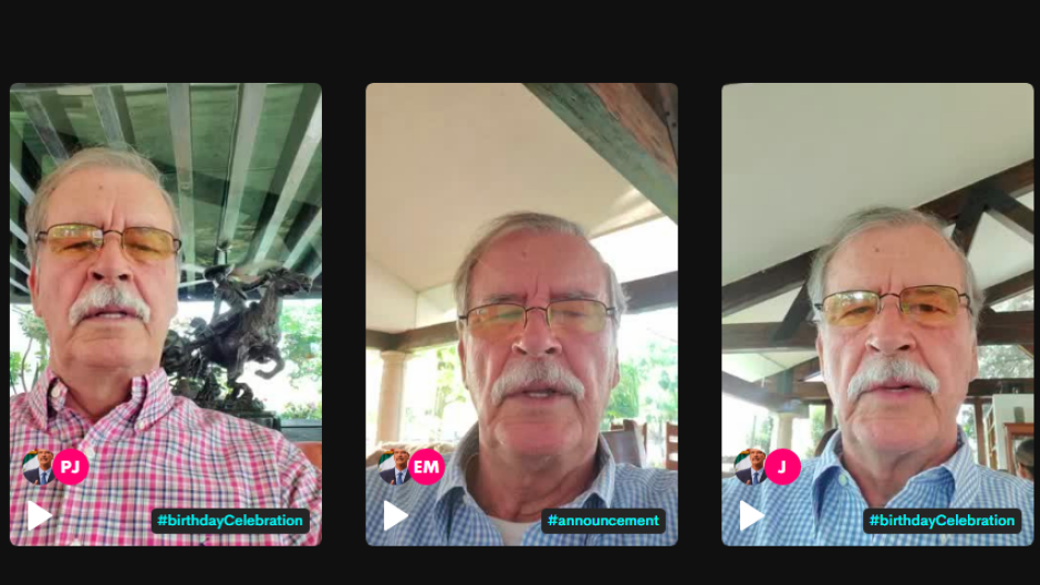 Vicente Fox te canta “Las mañanitas” por más de 5 mil pesos 