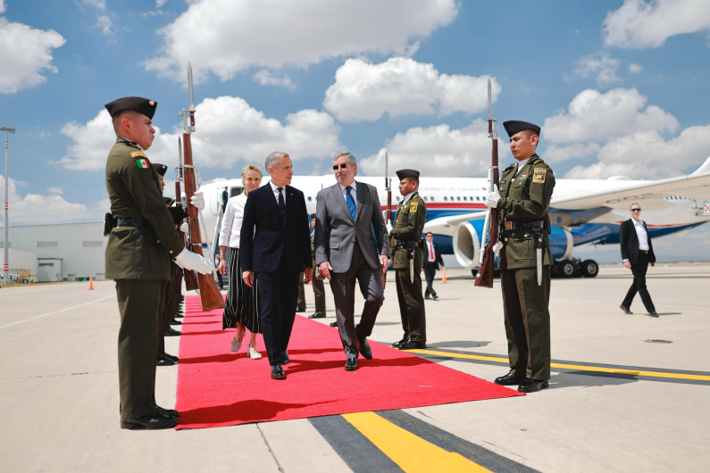 Llega primer ministro de Canadá, Mark Carney a México