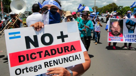  Llama oposición en Nicaragua a protesta contra el gobierno de Daniel Ortega