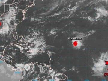 “Florence” alcanza categoría 3, se dirige hacia Bermudas
