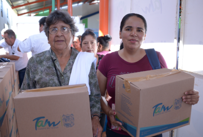 Benefician a familias con programa “Bienestar Alimenticio”