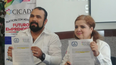 Firma de convenio a favor de los comerciantes y emprendedores: CICADE y CANACO