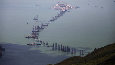 China edifica el puente marítimo más grande del mundo 